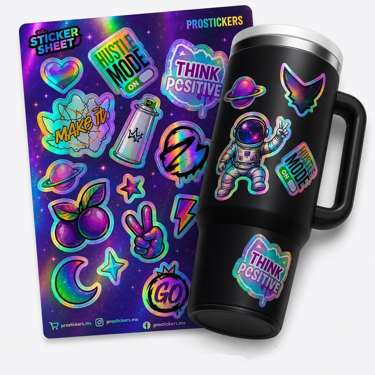 Sticker Sheets Holográficas