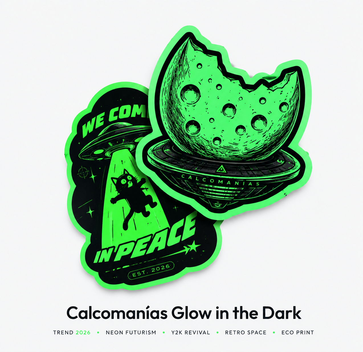 Calcomanías Glow in the Dark