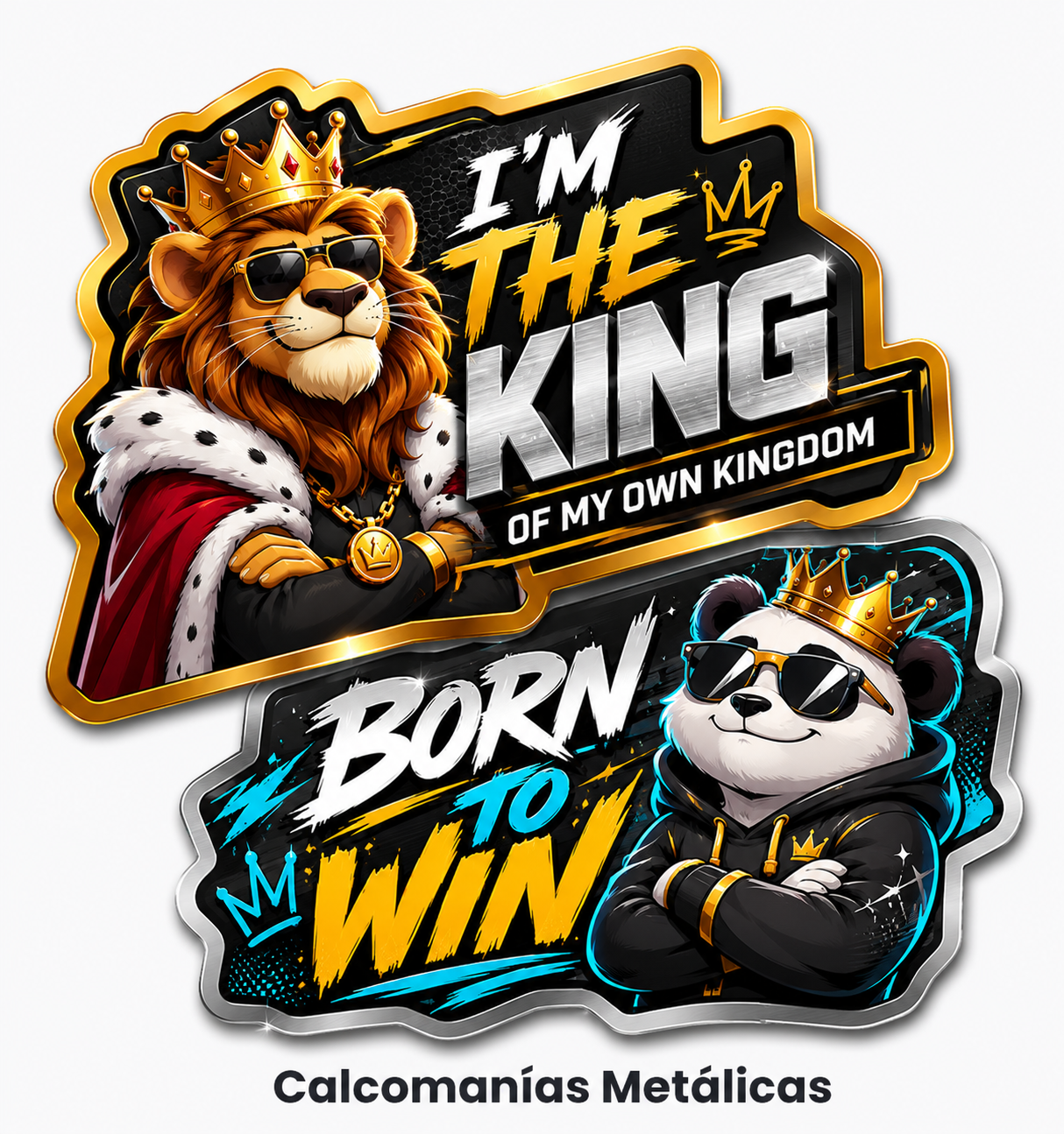 Calcomanías Metálicas