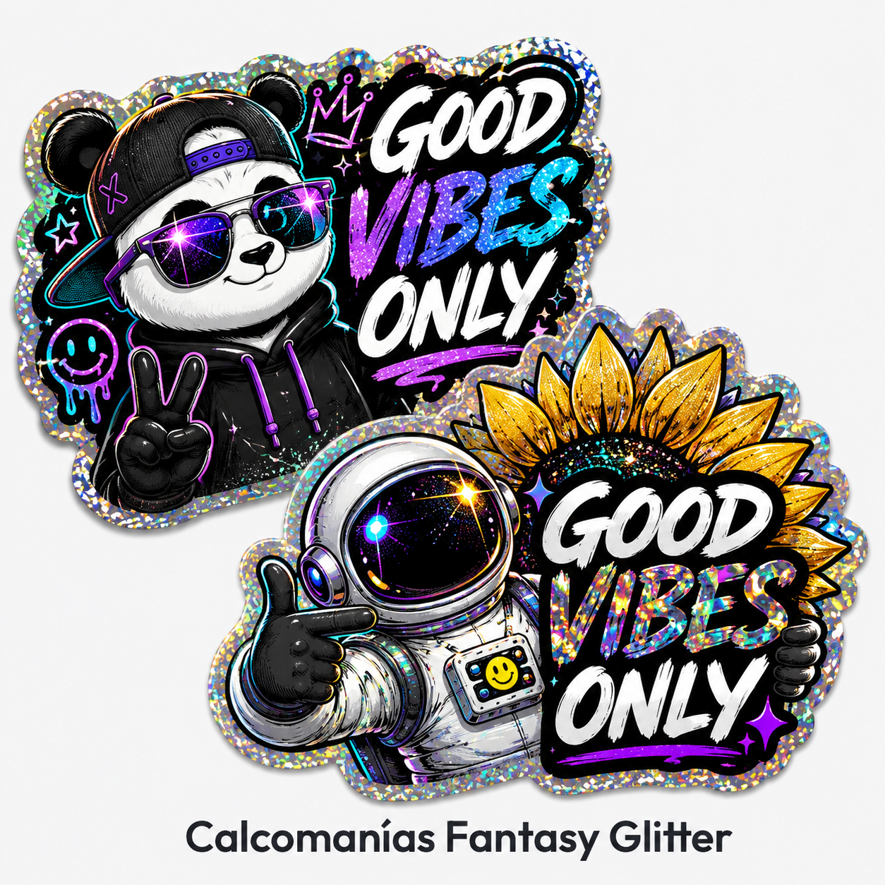 Calcomanías Fantasy Glitter