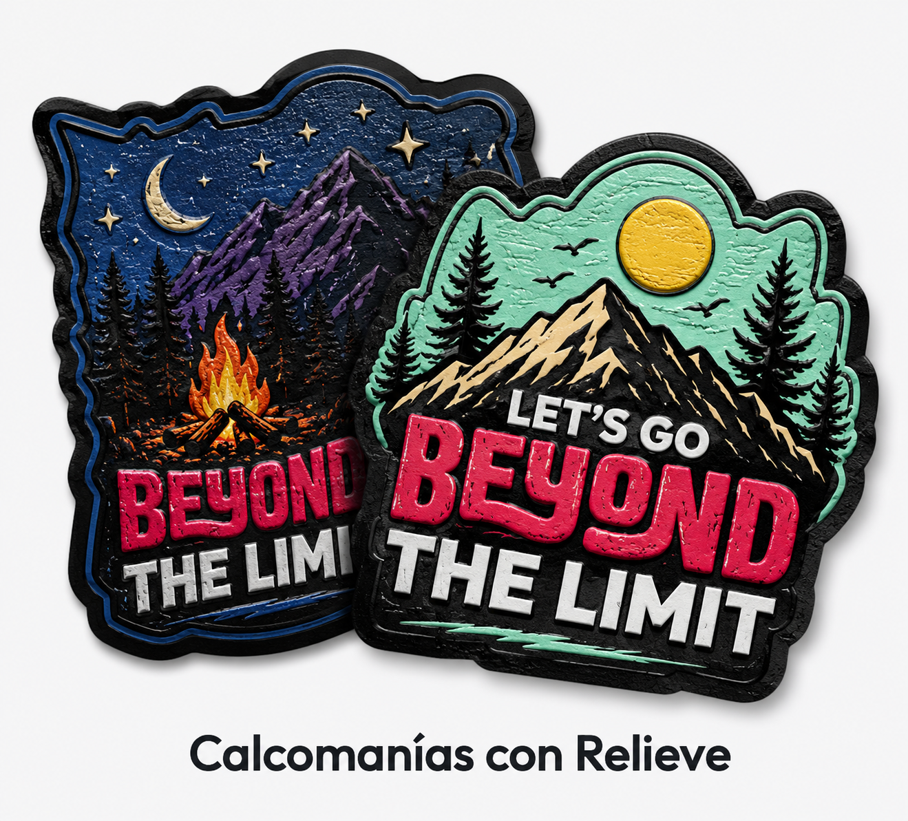 Calcomanías con Relieve