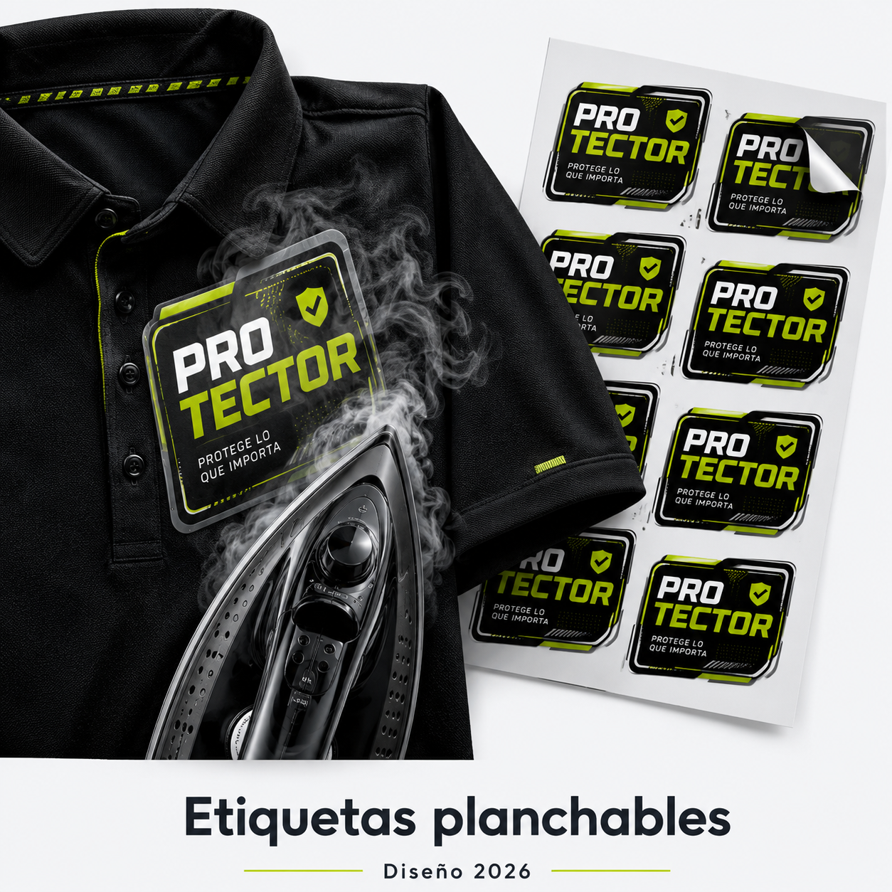 Etiquetas planchables