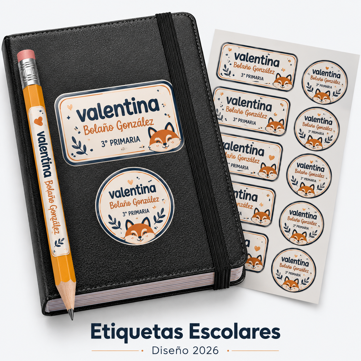 Etiquetas Escolares