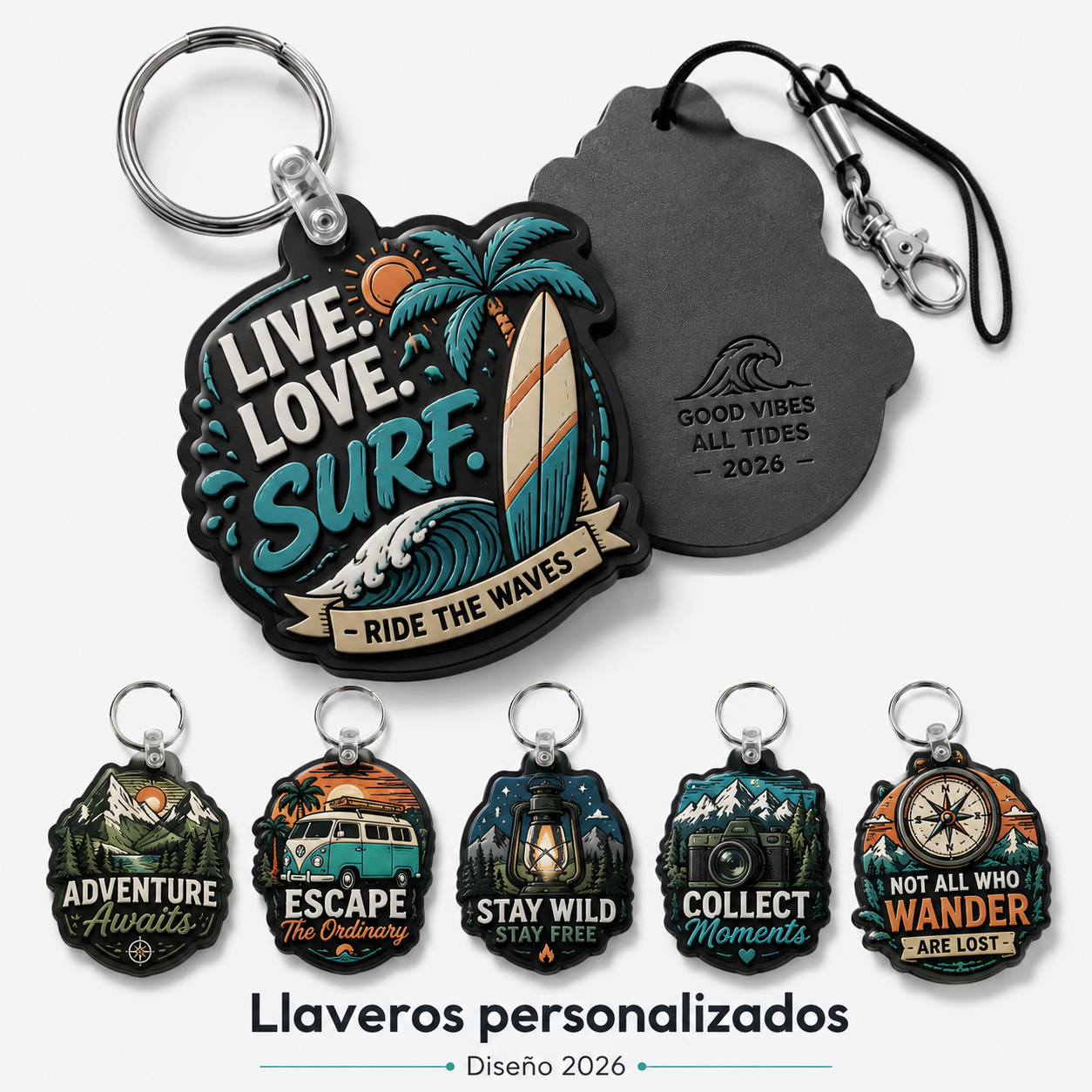 Llaveros personalizados
